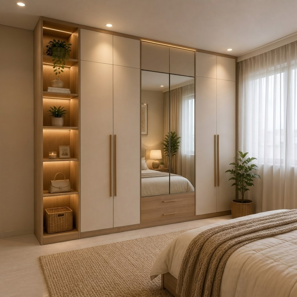 Dressing sur-mesure après rénovation Chonamar